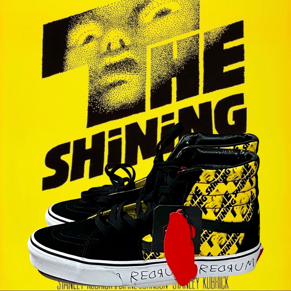 NWT The Shining Vans Old Skool High Tops Size Mens 8.5/Womens 10